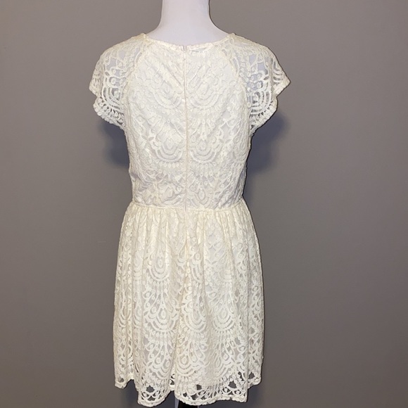 Altard State Cream Lace Midi Dress - Picture 3 of 8